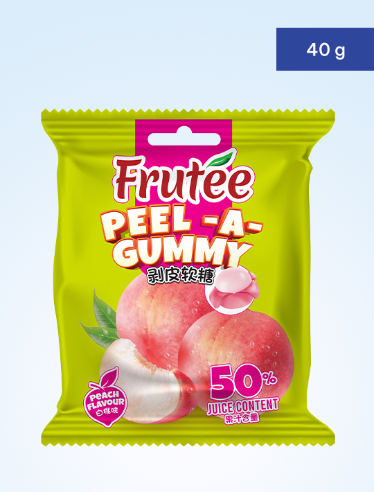Frutee Peel-A-Gummy Peach Flavour